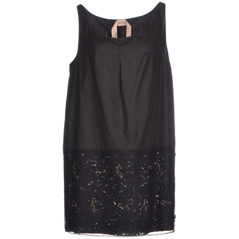 N°21 Black Mini Dress - FABULUXE