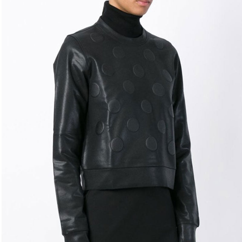 Diesel Black Gold Black Polka Dot Sweater - FABULUXE