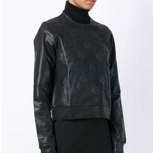Diesel Black Gold Black Polka Dot Sweater